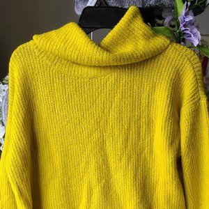 Mellow Yellow Cowl Sweater